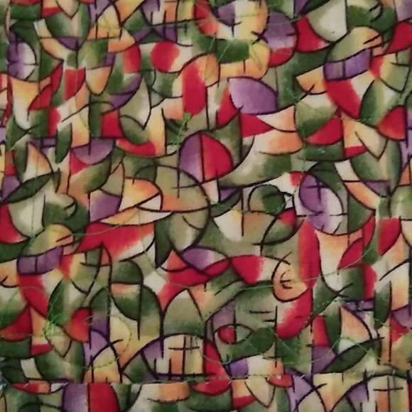 Brightly Colored Child\'s Quilt Cotton Blanket